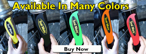 Fix your leaking fork seals with seal mate available in many colors