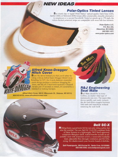 Seal Mate has been featured in Cycle World Magazine to prove Seal Mate works on street bikes as well as dirt bikes to clean leaking fork seals